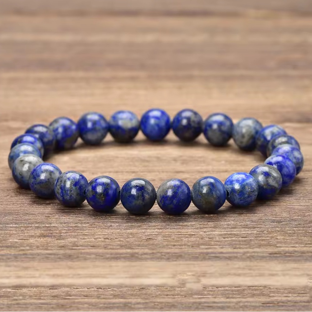 🆕New Lapis Lazuli 8mm Healing Gemstone Bracelet - Picture 3 of 3